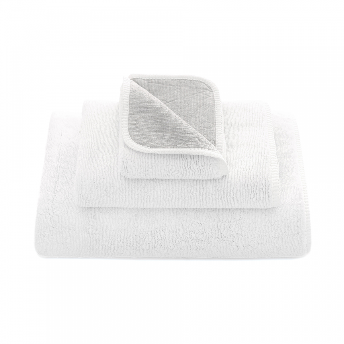 Reversible bath towels made in Portugal. 1005132220003 Graccioza